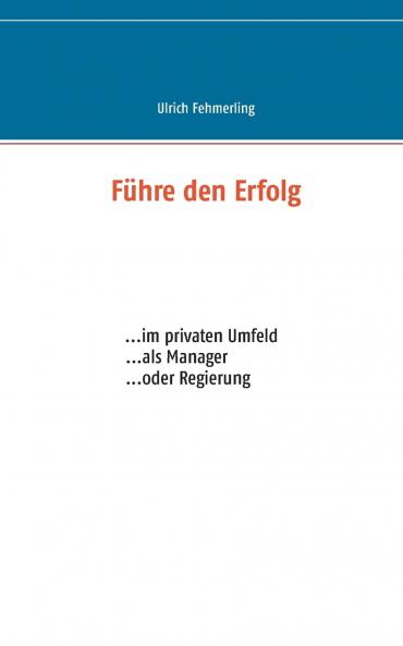 Führe den Erfolg