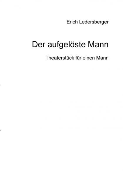 Der aufgel��ste Mann