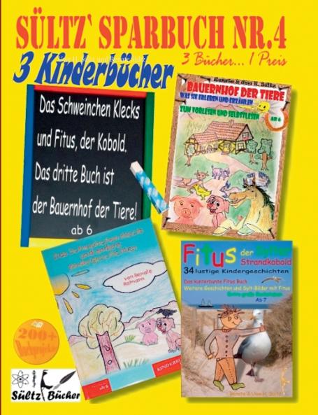 Sültz' Sparbuch Nr.4 - 3 Kinderbücher