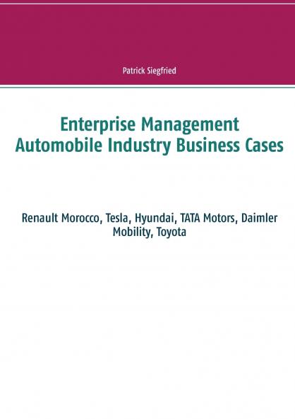 Enterprise Management Automobile Industry Business Cases