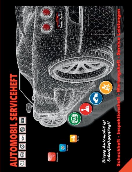 AUTOMOBIL SERVICEHEFT KFZ Scheckheft Inspektionsheft Wartungsheft Service Leistungen