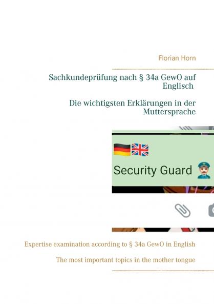 Sachkundeprüfung nach § 34a GewO auf Englisch - Die wichtigsten Erklärungen in der Muttersprache