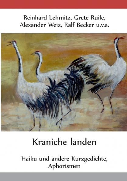 Kraniche landen