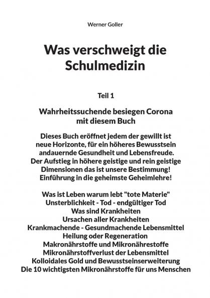 Was verschweigt die Schulmedizin