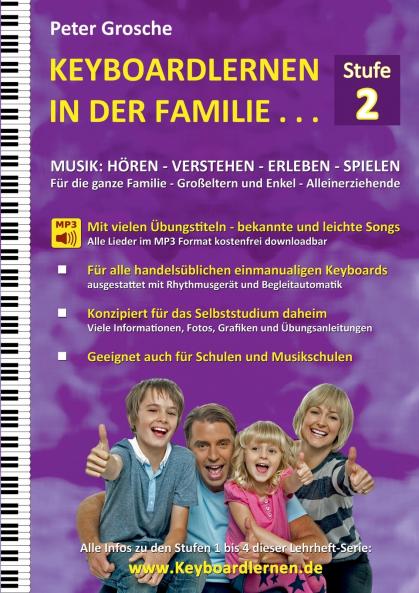Keyboardlernen in der Familie (Stufe 2)