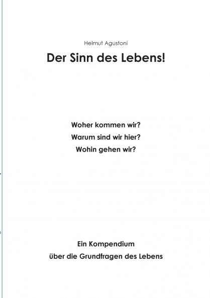 Der Sinn des Lebens