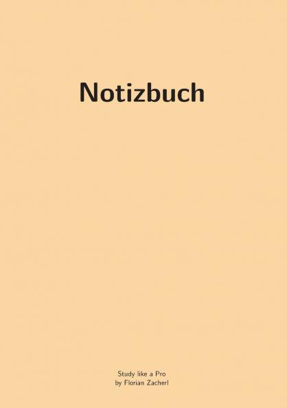Pro-Notizbuch (beige)