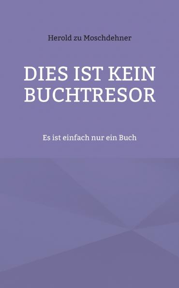 Dies ist kein Buchtresor