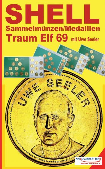 SHELL Sammelmünzen/Medaillen Traum-Elf 1969 mit Uwe Seeler
