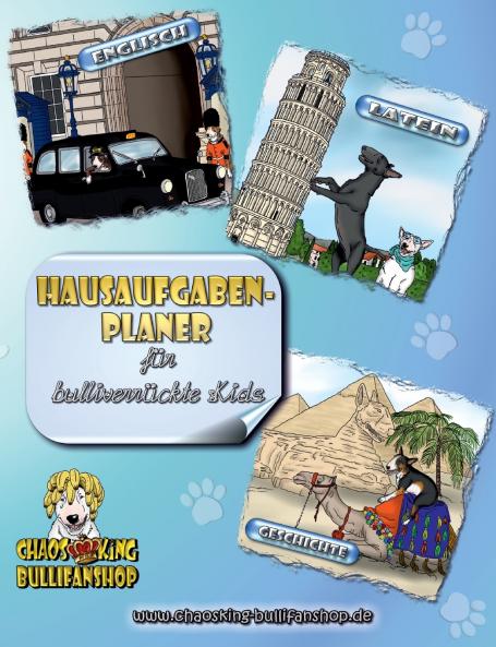 Hausaufgabenplaner für Bullterrier-Fans