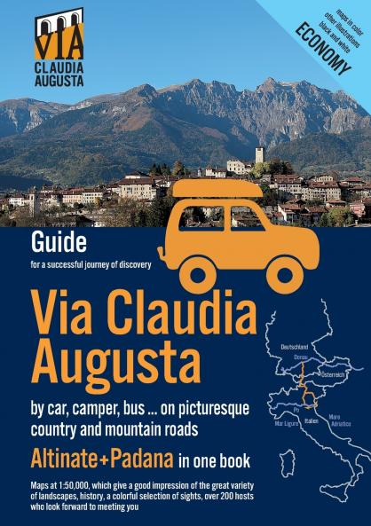 Via Claudia Augusta by car camper bus ... Altinate +Padana ECONOMY