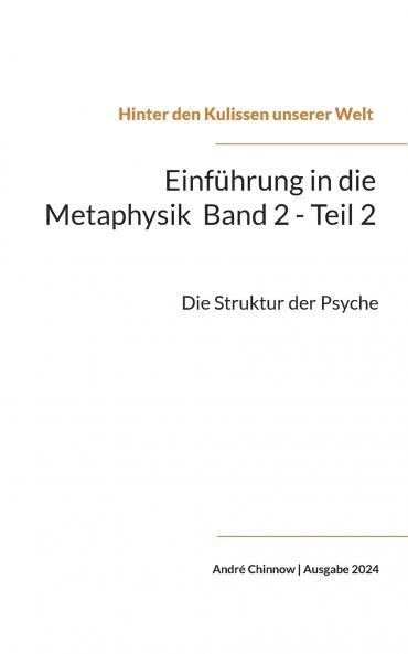 Einführung in die Metaphysik Band 2 - Teil 2