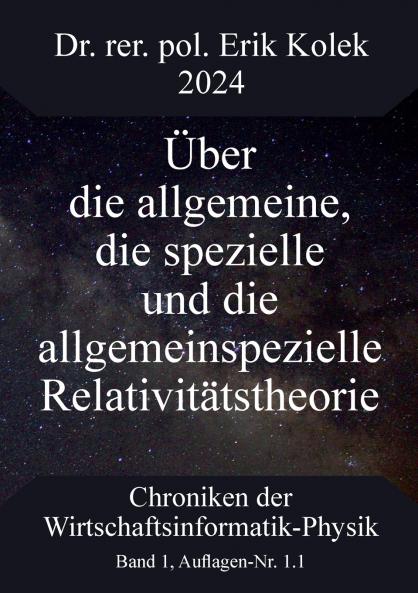 Über die allgemeine die spezielle und die allgemeinspezielle Relativitätstheorie
