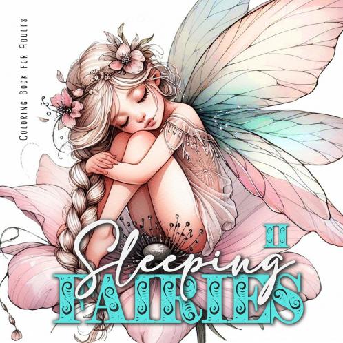 Sleeping Fairies Coloring Book for Adults Vol. 2