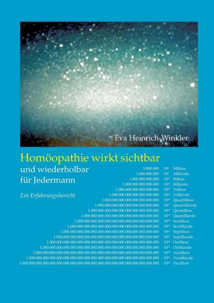 Homöopathie wirkt sichtbar und wiederholbar für Jedermann