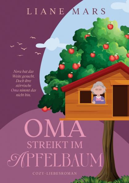 Oma streikt im Apfelbaum