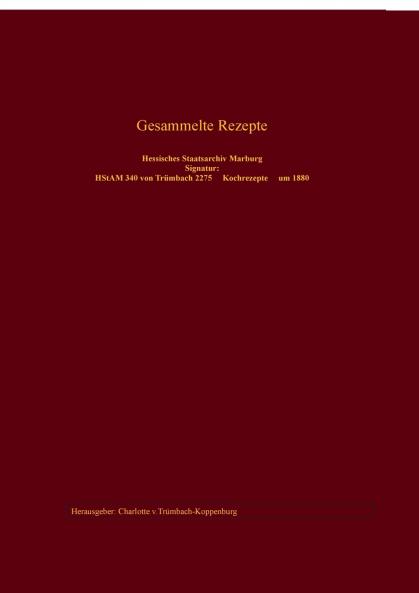 Gesammelte Rezepte