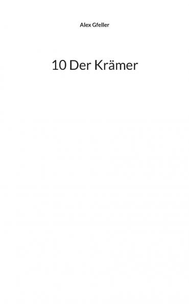 10 Der Krämer