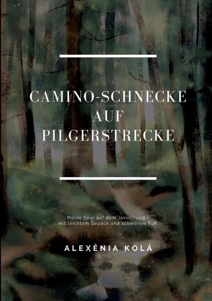 Caminoschnecke auf Pilgerstrecke