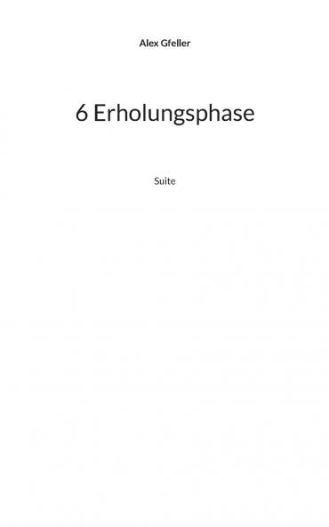 6 Erholungsphase