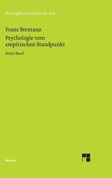 Psychologie vom empirischen Standpunkt / Psychologie vom empirischen Standpunkt