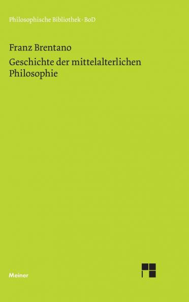Geschichte der mittelalterlichen Philosophie im christlichen Abendland