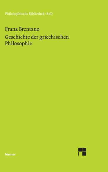 Geschichte der griechischen Philosophie