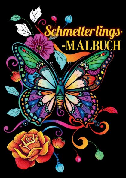 Schmetterlings- Malbuch