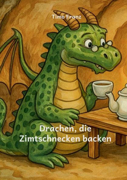 Drachen die Zimtschnecken backen
