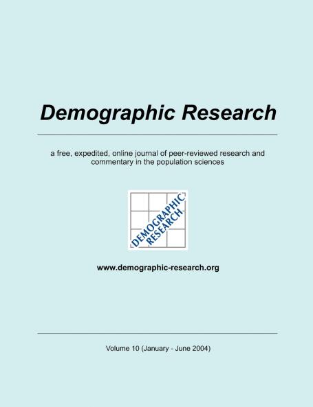 Demographic Research Volume 10