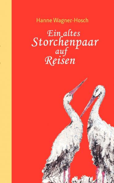 Ein altes Storchenpaar auf Reisen