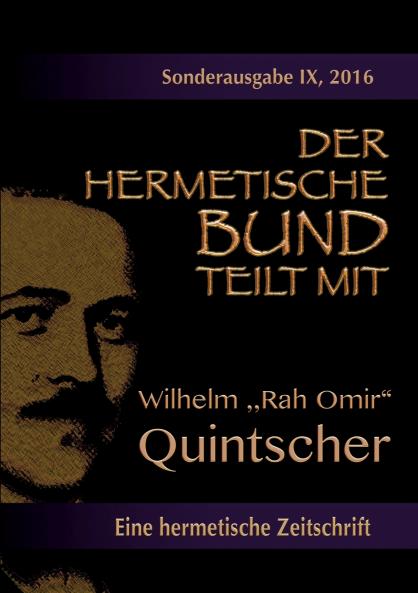 Der hermetische Bund teilt mit
