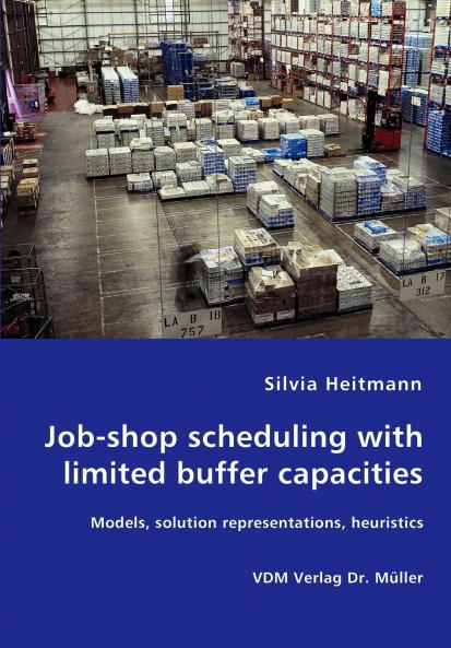 Job-shop scheduling with limited buffer capacities - Models solution representations heuristics