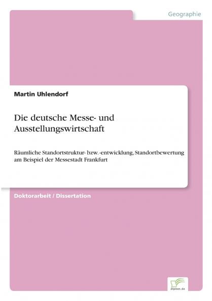 Die deutsche Messe- und Ausstellungswirtschaft