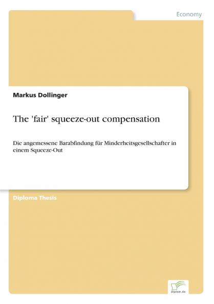 The 'fair' squeeze-out compensation