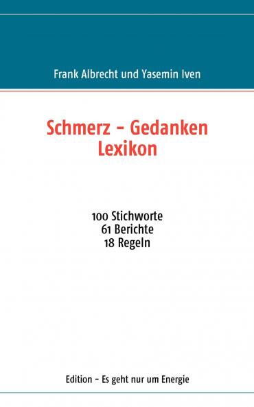 Schmerz - Gedanken  Lexikon