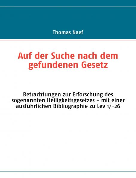Auf der Suche nach dem gefundenen Gesetz