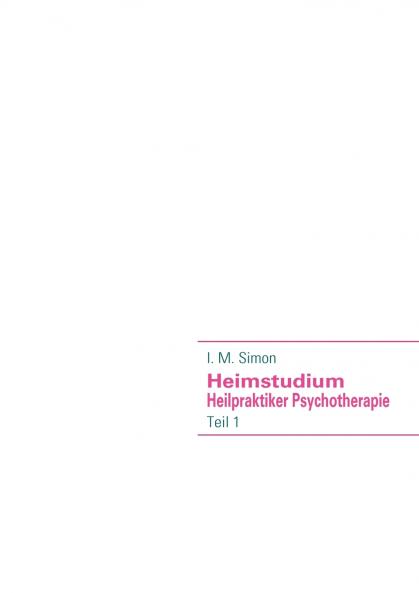 Heimstudium Heilpraktiker Psychotherapie