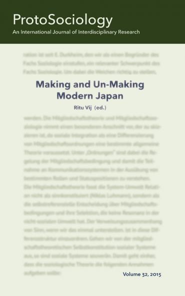 Making and Unmaking Modern Japan