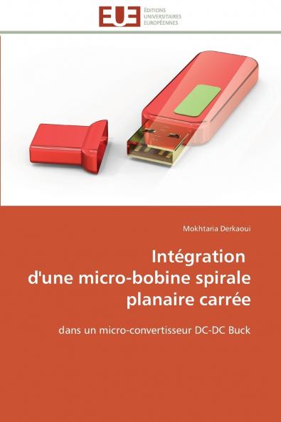 Intégration   d'une micro-bobine spirale planaire carrée
