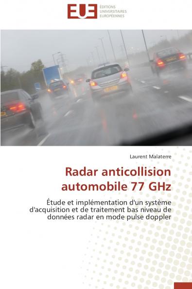 Radar anticollision automobile 77 ghz
