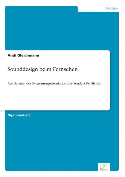 Sounddesign beim Fernsehen