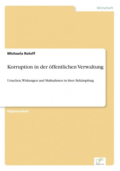 Korruption in der öffentlichen Verwaltung