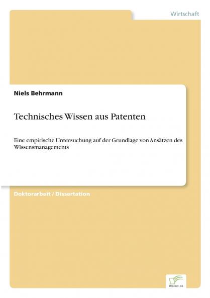 Technisches Wissen aus Patenten