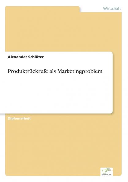 Produktrückrufe als Marketingproblem