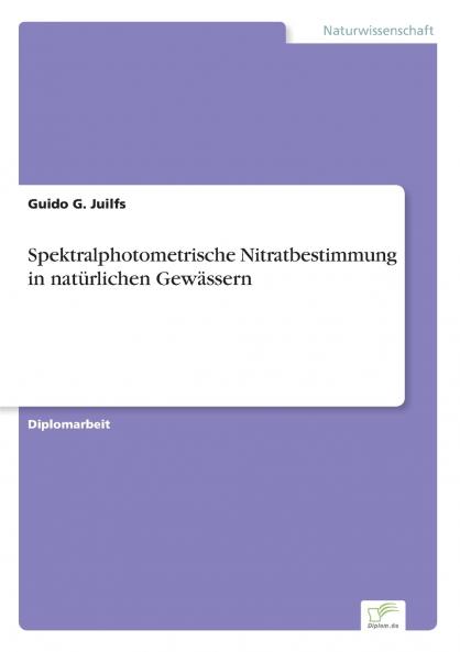 Spektralphotometrische Nitratbestimmung in natürlichen Gewässern