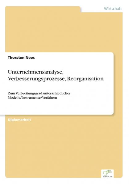Unternehmensanalyse Verbesserungsprozesse Reorganisation