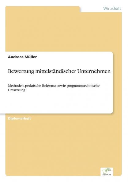 Bewertung mittelständischer Unternehmen