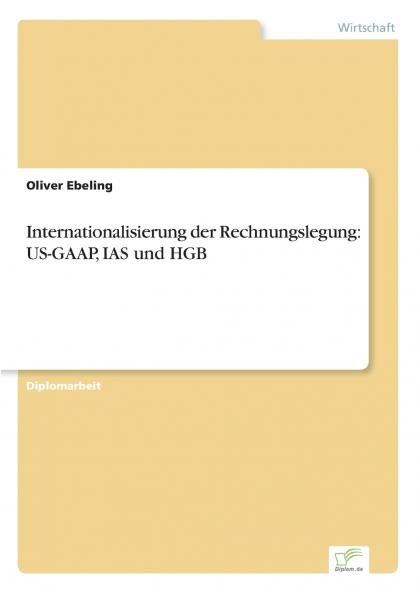Internationalisierung der Rechnungslegung