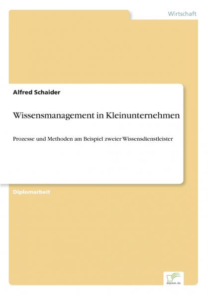 Wissensmanagement in Kleinunternehmen